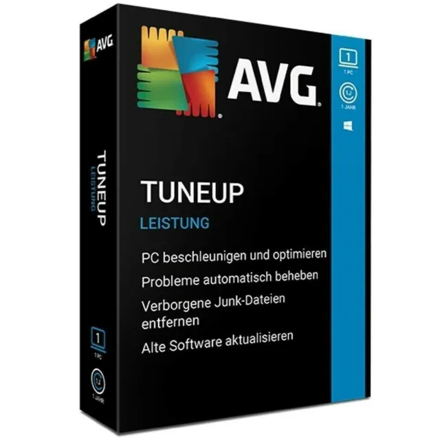 AVG TuneUp Utilities 2024 1 PC Vollversion Windows 1 Jahr