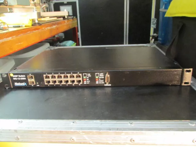 Netonix WS-12-250-A / 12 port managed PoE switch + 2 SFP