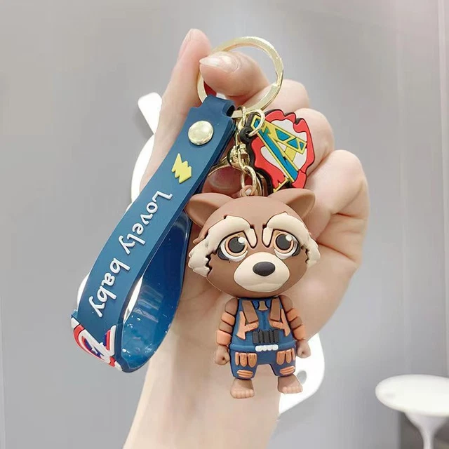 Avenger Alliance Rocket Raccoon Cartoon Kawaii Keychain Wallet Charm Keychain L5 Avenger Alliance Rocket Raccoon Cartoon Kawaii Keychain Wallet Charm Keychain L5