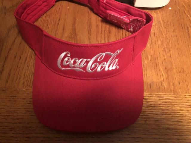 women’s visor hat Coca Cola Coke