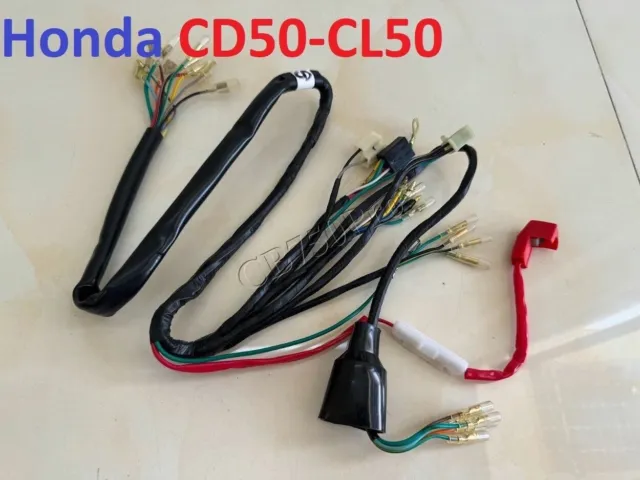 Honda CD50 Frame Main Wiring. CD65 CD70 CD90 CL50 CL70 CL90 Engine Wire Harness
