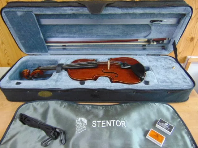 3/4 Size Stentor Conservatoire Violin,Case & Bow Great Quality And Condition