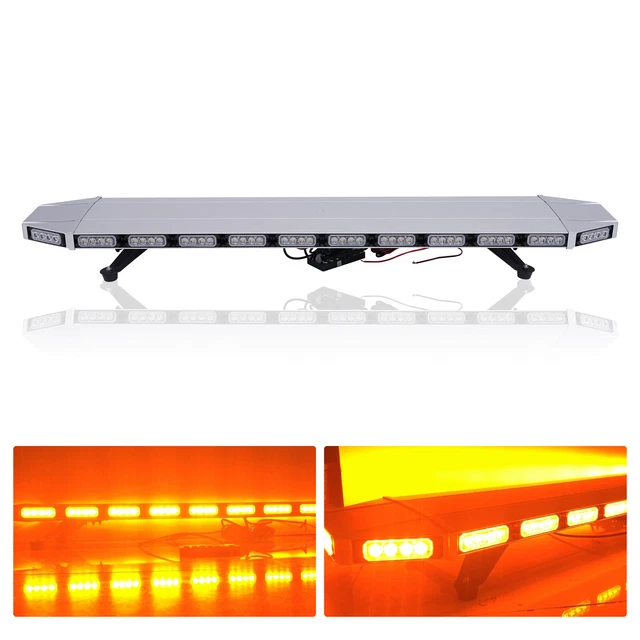 High Quality 104 LED Work Light Bar Emergency Warn Flashing Lamp Amber Color