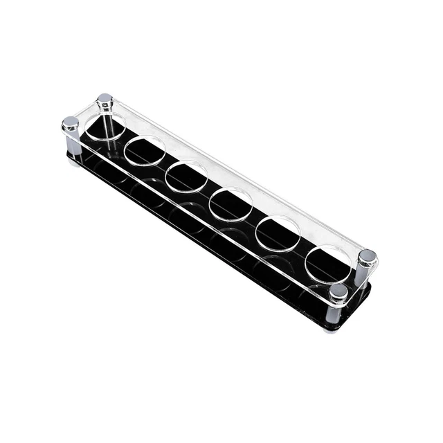 6 Holes Wine Glass Holder Barware Tray Gift Durable for Bar Wedding Tabletop