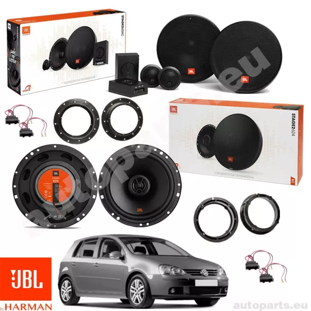 Set 6 Lautsprecher JBL Vorne und Hinten für Volkswagen Golf 5 (V)