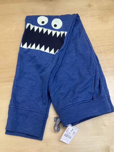 NWT Crewcuts Boys Sweater Blue "Monster" Size 10