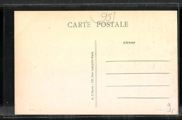 CPA Franconville, Le Passage à level and Rue de la Station 2