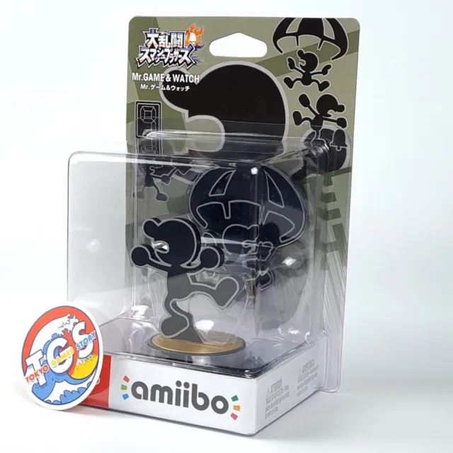 Amiibo Super Smash Bros.Series Figure Mr.Game & Watch Japan Ver. New Nintendo