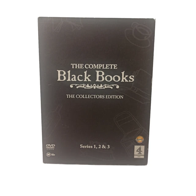 Black Books Series 1 2 3 Complete Collection DVD TV British Bookshop Family