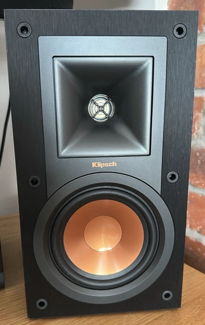 PAIR OF KLIPSCH R-15M Monitor Speaker (Bookshelf Speakers) Black £259. ...