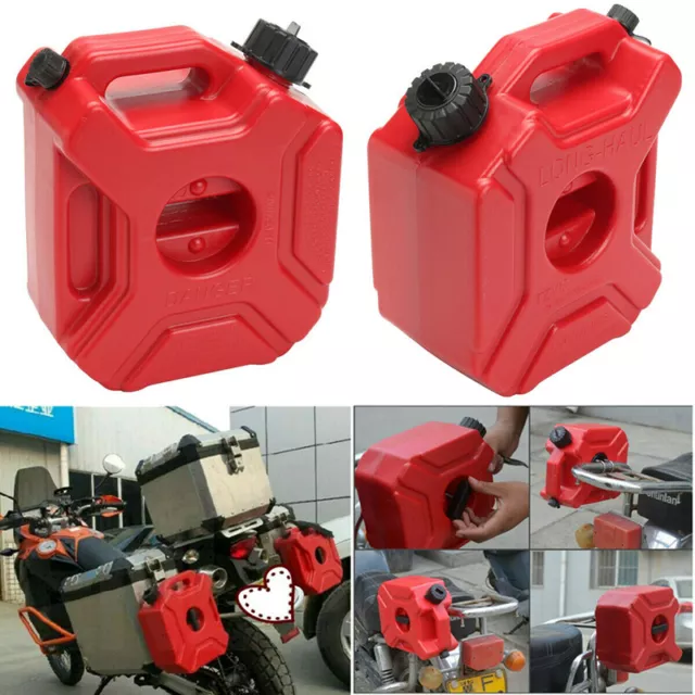 Motorcycle 3L Portable Jerry Can Gas Plastic Car Fuel Tank Petrol ATV UTV Gok F3