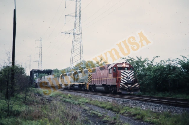 Vtg 1976 Train Slide 7324 D&H Delaware & Hudson Engine X3K060