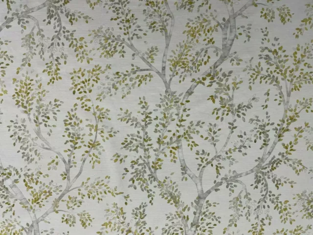 Somerly Ochre/Grey Cotton Fibre Naturelle  Curtain/Craft Fabric