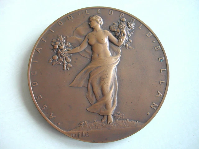 Médaille Art Déco Sur Le Cinéma – Bronze – Signée Maurice Delannoy