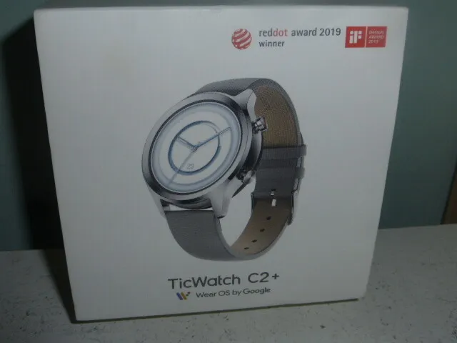 TicWatch C2+ Plus Wear OS Google Sport Smartwatch WG12036 With GPS iOS & Android
