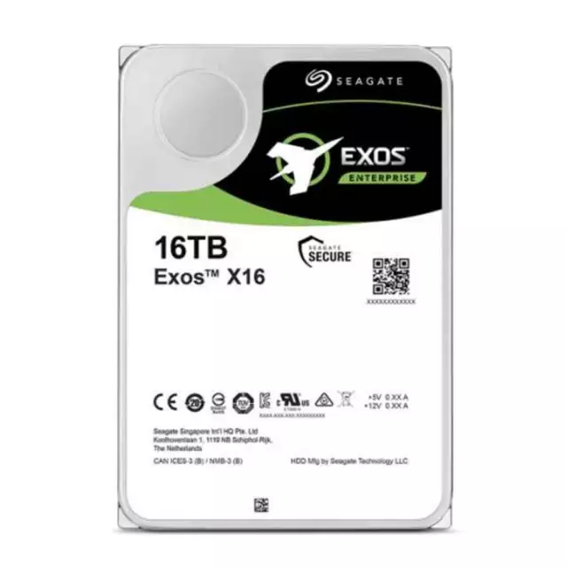 Seagate Exos X16 ST16000NM001G interne Festplatte 16 TB SATA 6Gb/s