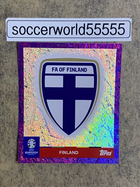 TOPPS EM 2024 - Sticker Nr. FIN 1 - LOGO FINLAND (PARALLEL)