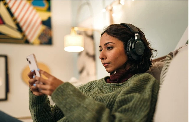 Casque sans Fil Audio-Technica de Haute Qualité Original Neuf