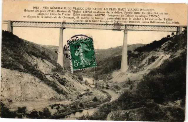 CPA Vue générale du Viaduc des FADES le plus haut Viaduc d'Europe (222109)