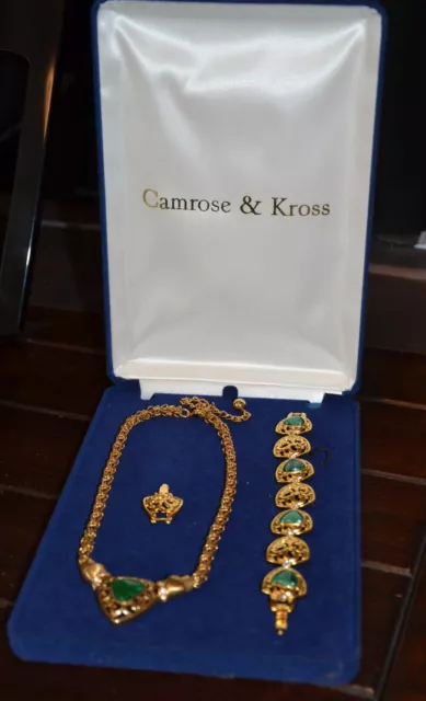 JBK Camrose & Kross Set Jaqueline Kennedy Kette Halskette Anhänger Armband