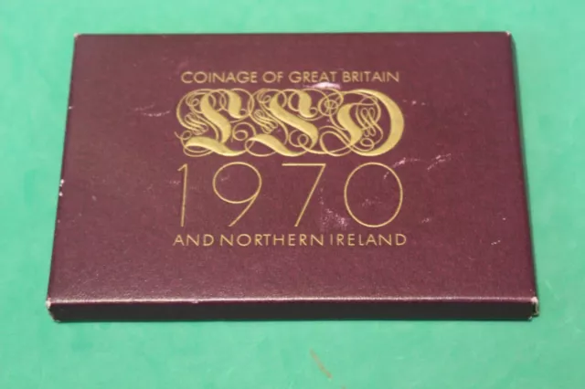 Proof Set of The Royal Mint Coinage of  Great Britain and Northern Ireland  1970