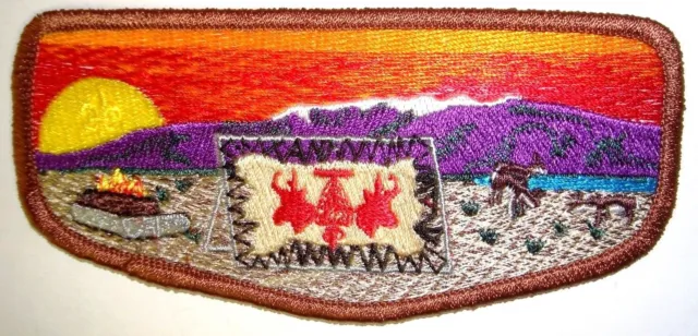 Tannu Oa Lodge 346 Scout Nevada Area Patch Brotherhood Service Flap Tough Issue