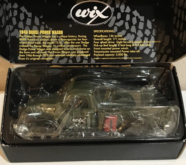 Ertl 1:25 1946 Dodge Power Wagon – Modello Camion Demolitore Wrecker - Foto 3