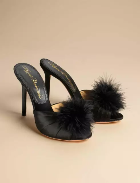$505 NEW AGENT Provocateur Elice Mules Slippers Shoes Pumps black 35 - PicClick