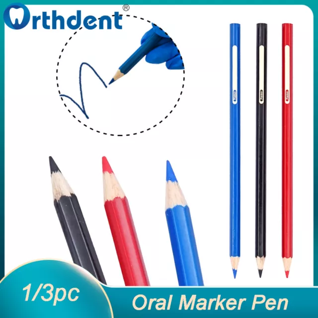 1Pc Dental Oral Marker Pen Intraoral Marker Denture Repair Sign Line Drawing Pen