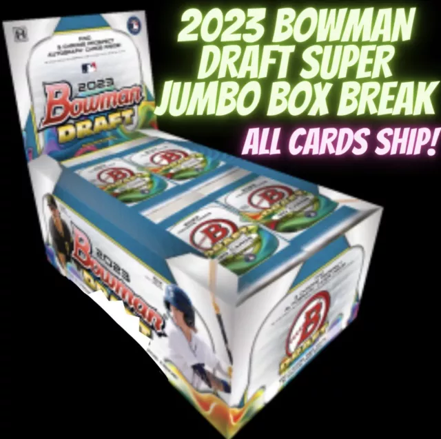 CHICAGO WHITE SOX 2023 Bowman Draft Super Jumbo Hobby Box Break 14 EUR