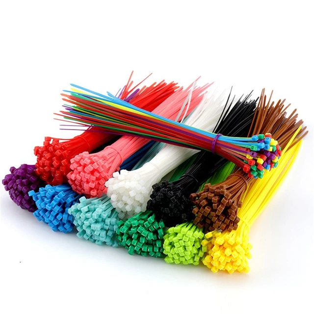 Fasce per cavi in bundle con filo di nylon con finitura linea autobloccante durevoli