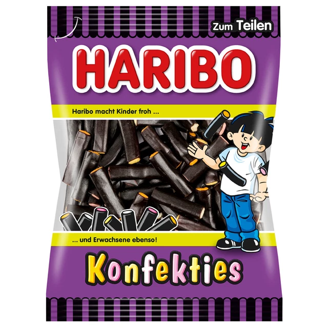 Haribo Konfekties Lakritzstangen Mit Delizioso Konfektfüllung