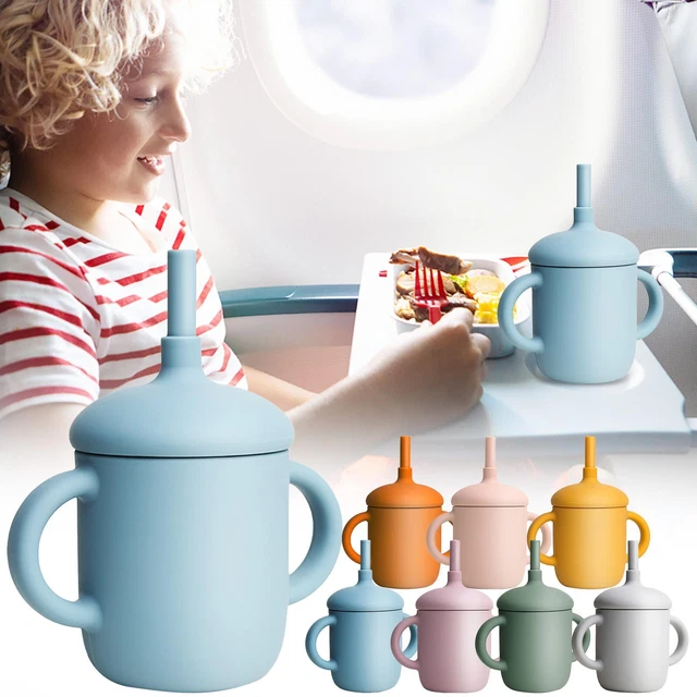 Planschbecken Pflegeset Baby-Trainingsbecher Auslaufsicherer Schnabelbecher mit