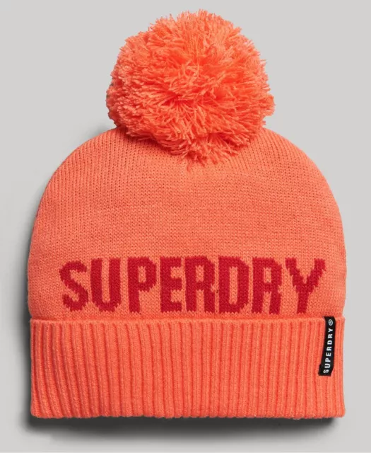 Superdry peaked shop beanie