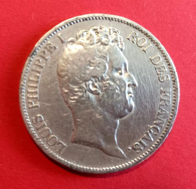 Pièce de 5 Francs en argent - Louis Philippe I roi des Français  1830 - Ancre A 2