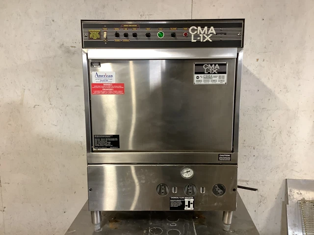 Dishwasher Undercounter CMA L-1X Low Temp 798 cycles 1ph 120V Tested
