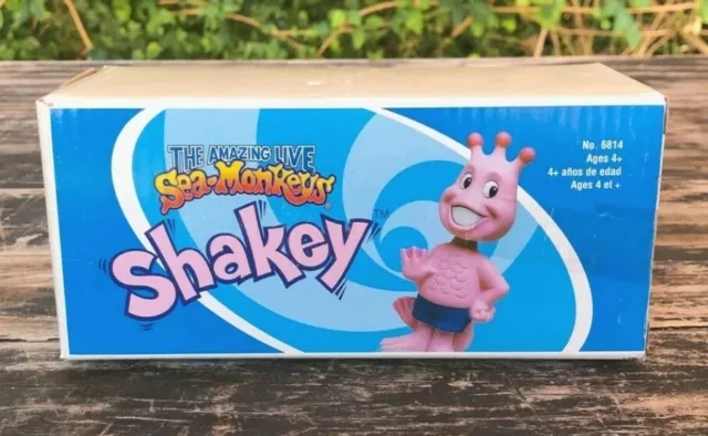 The Amazing Live Sea Monkeys Shakey the Doll  Retro Toy!! Free shipping!