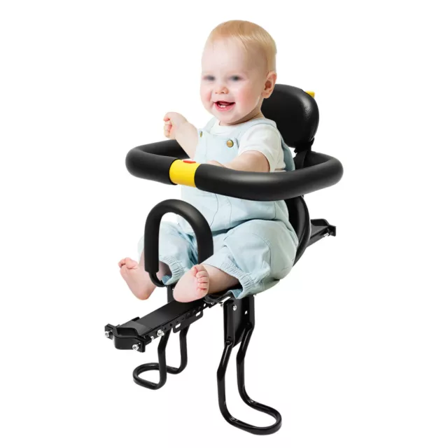 Bicycle Front Mounted Baby Seat Child Bike Safety Seat Kids Saddle Carrier Seat