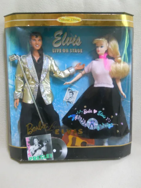 Vintage 1996 Barbie Loves Elvis Dolls / NEW