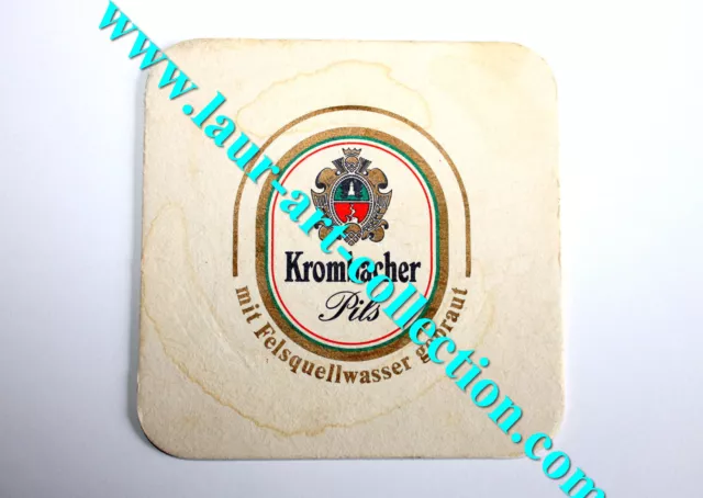 Krombacher Pils - Ancien Sous Bock, Dessous Verre Biere Alcool Bier Beer Coaster