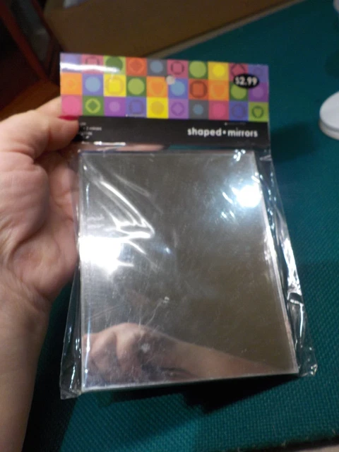 Nip Miniature 2Pc Shaped Mirrors 4" X 5"