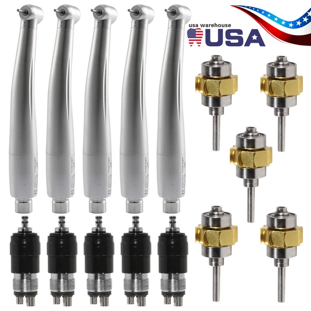 1-5 NSK Style Dental Fast High Speed Handpiece + 4H Quick Coupling ILu