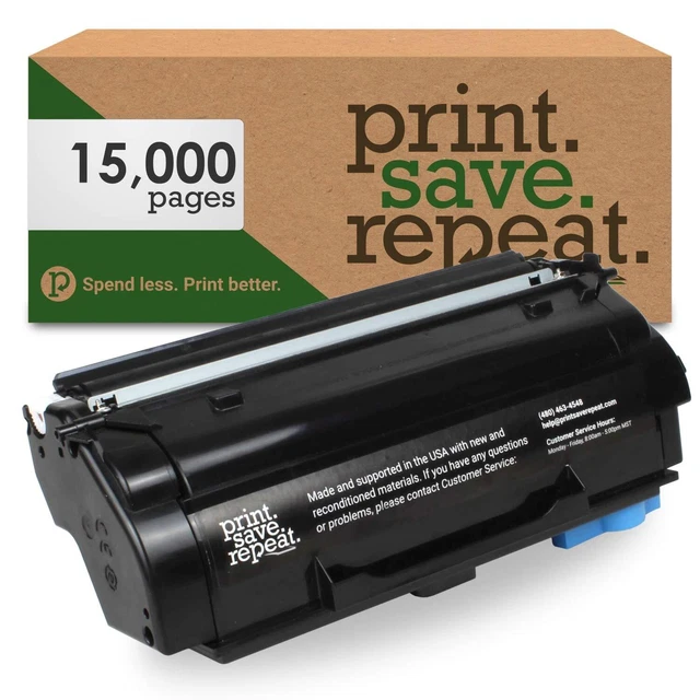 Print.Save.Repeat. Lexmark 55B1H00 High Yield Remanufactured Toner Cartridge f