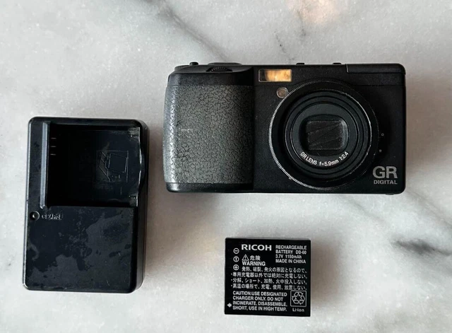 Ricoh Gr Digital Professional Compact Digital Camera Black Body
