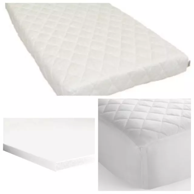 Crib Mattress 90x40x5 / 89x38x5 Extra Thick Cushy Comfy Made in England A+Grade