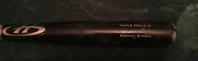 Ronny Simon game used bat - Tampa bay rays Ronny Simon game used bat - Tampa bay rays