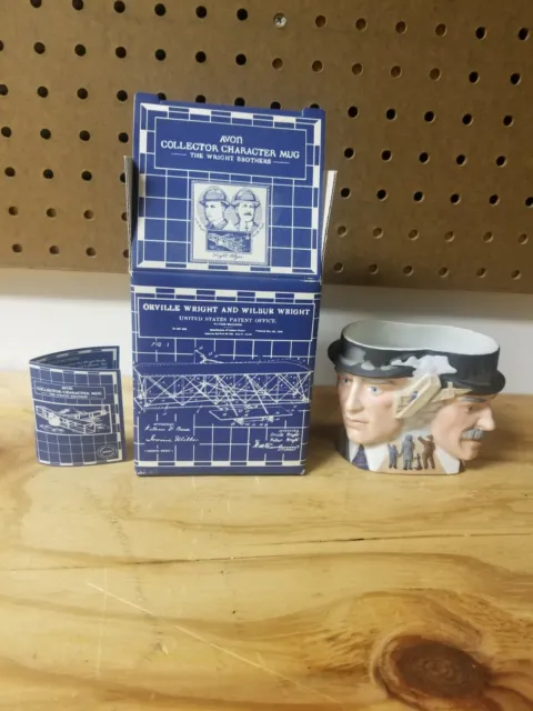 Avon Collector Character Mug - The Wright Brothers - 1985