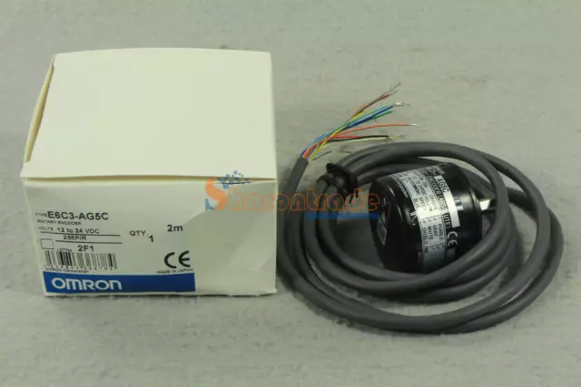 1PCS Neu Omron Rotierende Encoder E6C3-AG5C 256P/R