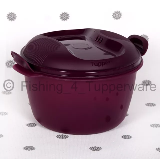 NEW Tupperware Rice Cooker Microwave Large 3L Purple