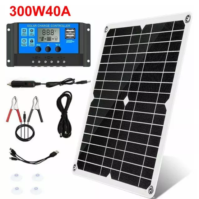 300W 12V solar panel controller set 300w solar panel + 40A controller 2